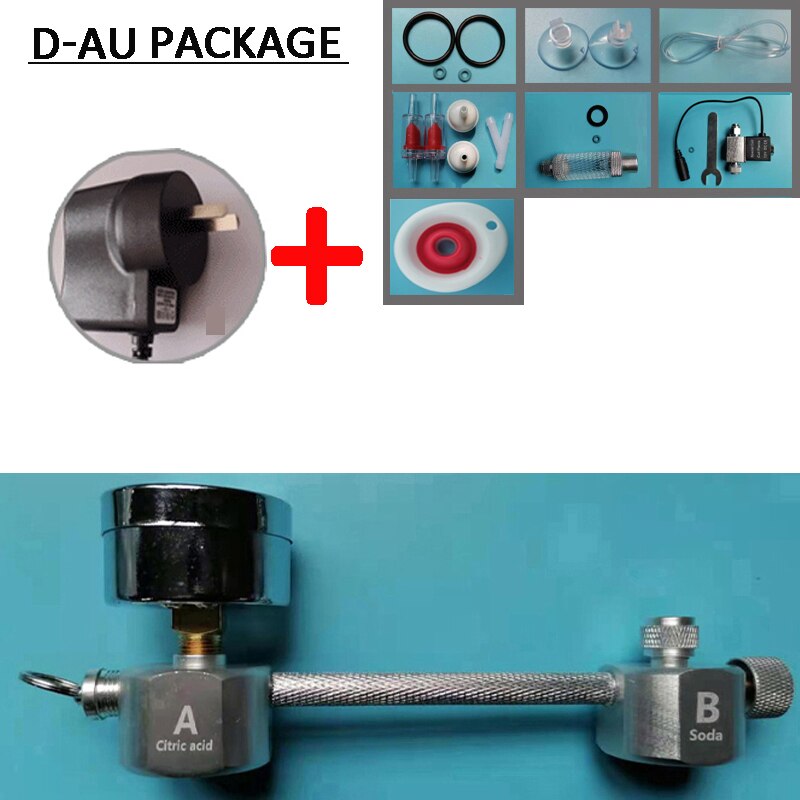ZRDR Aquarium DIY CO2 generator system kit CO2 generator, bubble counter diffuser with solenoid valve,For / Aquatic plant growth: D-AU