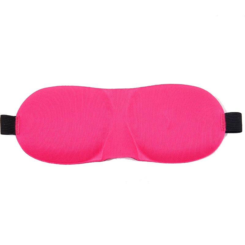3D Sleep Mask Natural Sleeping Eye Mask Eyeshade Cover Shade Eye Patch Women Men Soft Portable Blindfold Travel Eyepatch 1Pcs: Rose red