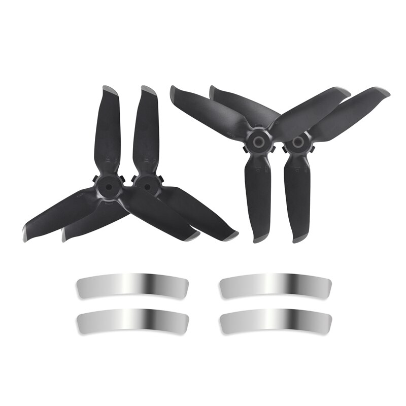 Quick Release 5328S Propellers for DJI FPV Combo Props Paddle Blade Replacement Wing Fan Spare Part for DJI FPV Drone Accessory: 2 pairs silver