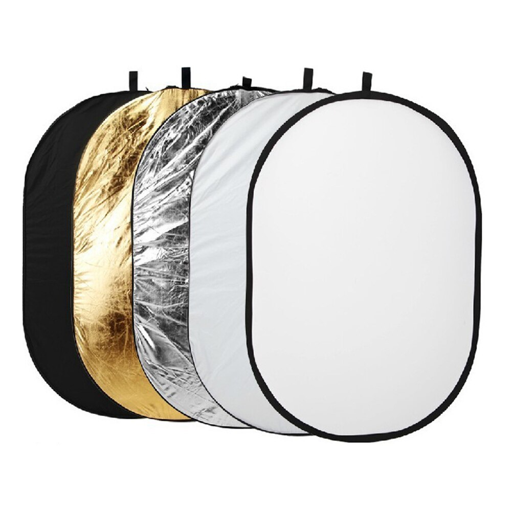 5 In 1 Draagbare Inklapbare 90X120Cm Ovale Reflector 5 Verschillende Fotografia Multi-Disc Licht Photo Studio fotografie Accessoires