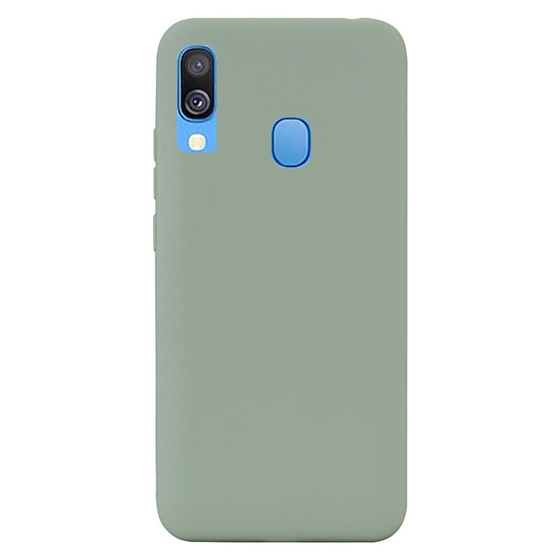 Case For Samsung Galaxy A40 Case SM-A405F 5.9 Soft Silicone Back Cover Phone Case For Samsung A40 A 40 Coque Fundas Bumper shell: 8 Bean Green