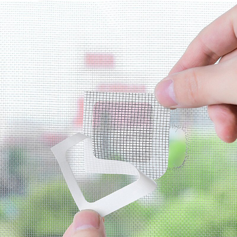 Fix Net Window Home Adhesive Window Net Mesh Anti Mosquito Fly Bug Insect Repair Screen Stickers Mesh Window Screen Wall Patch