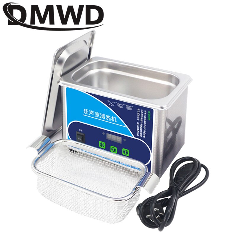Limpiador ultrasónico Digital 50W Sonicator baño 40Khz degas de oro joyas de plata gafas collar de jade óxidos aceite antioxidante lavadora