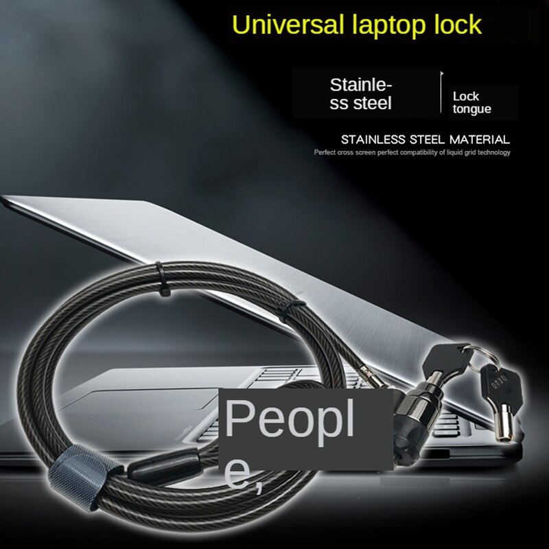 2 M Bold Erweitert Universelle Schlüssel Typ Alle Stahl Mini Notebook Computer Lock