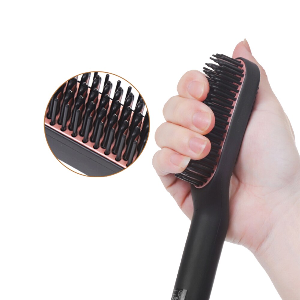 Piastra per capelli professionale tormalina spazzola per arricciacapelli in ceramica pettine per capelli piastra per capelli arricciacapelli ferro per capelli strumento per Styler