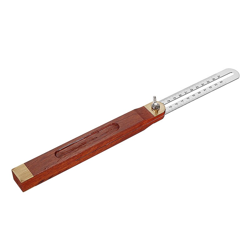 0-22/0-27cm règle d'angle de glissement T biseau bois dur poignée 360 degrés rotatif ingénieur règle en acier de haute précision pour le travail du bois