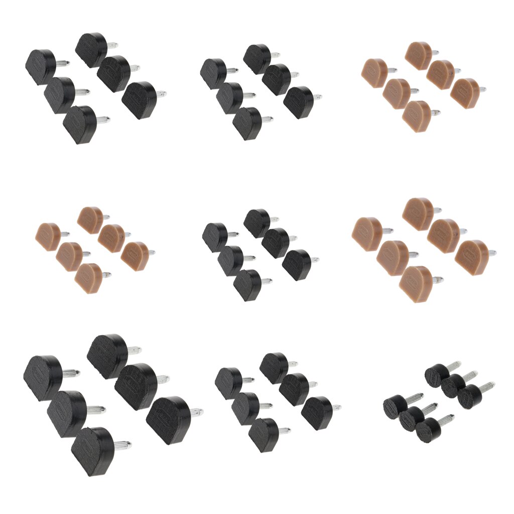 Embouts à talons hauts, fournitures de remplacement pour la réparation de chaussures, 6 pièces/paquet