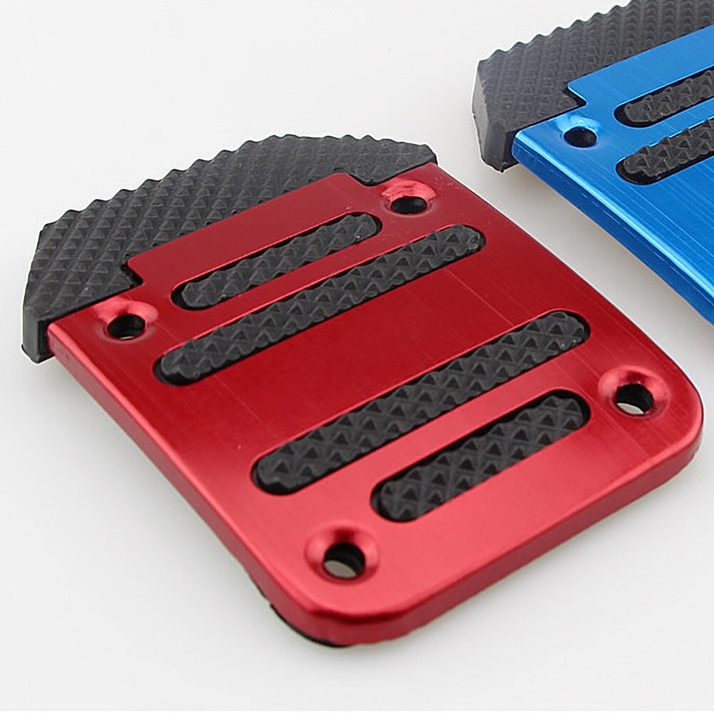 2Pcs/3Pcs Car Vehicle Automatic Manual Accelerator Brake Metal Foot Pedal Set