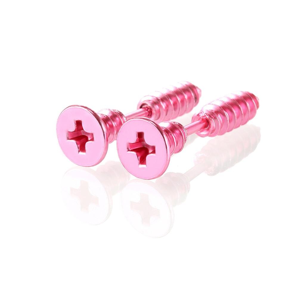 piercing oreja pendientes de acero inoxidable pendientes hombre: G