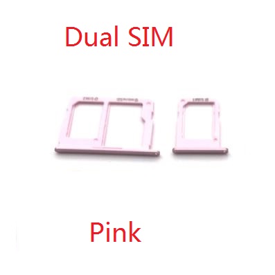 Tarjeta SIM para Samsung Galaxy J3, J5, J7 /J330, J530, J730F, accesorios de adaptador de soporte de ranura para tarjeta SIM, novedad Sencillo/Doble: Duak SIM Pink