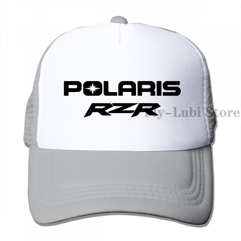 Polaris Rzr Utv 2 Baseball cap men women Trucker Hats adjustable cap: 3-Gray