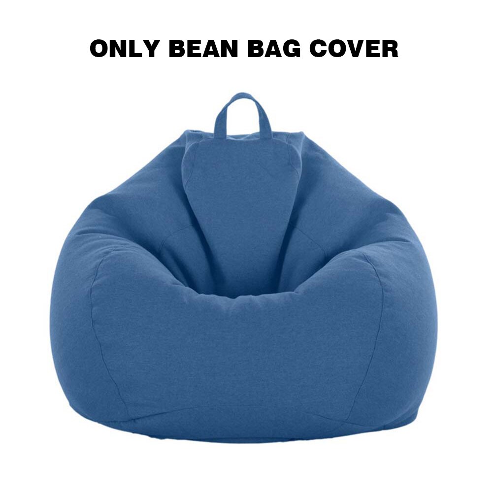 Pouf housse doux intérieur chambre paresseux transat adultes enfants Extra grande salle de jeux lavable pas de remplissage linge de rangement décor à la maison