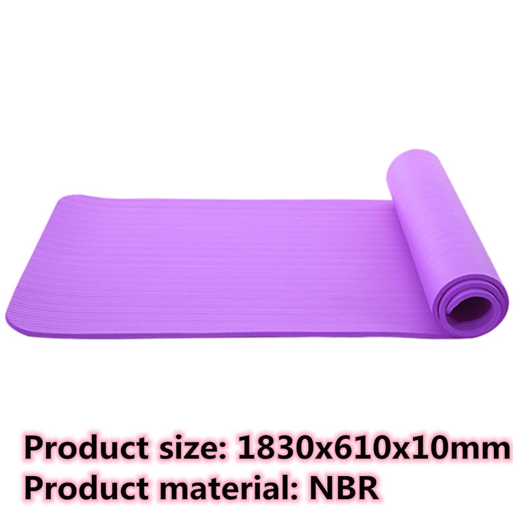 EVA/NBR Yoga Mat Beginner Environmental Fitness Gymnastics Non-Slip Sport Gym Soft Pilates Mats for Exercise, Yoga, and Pilates: 10