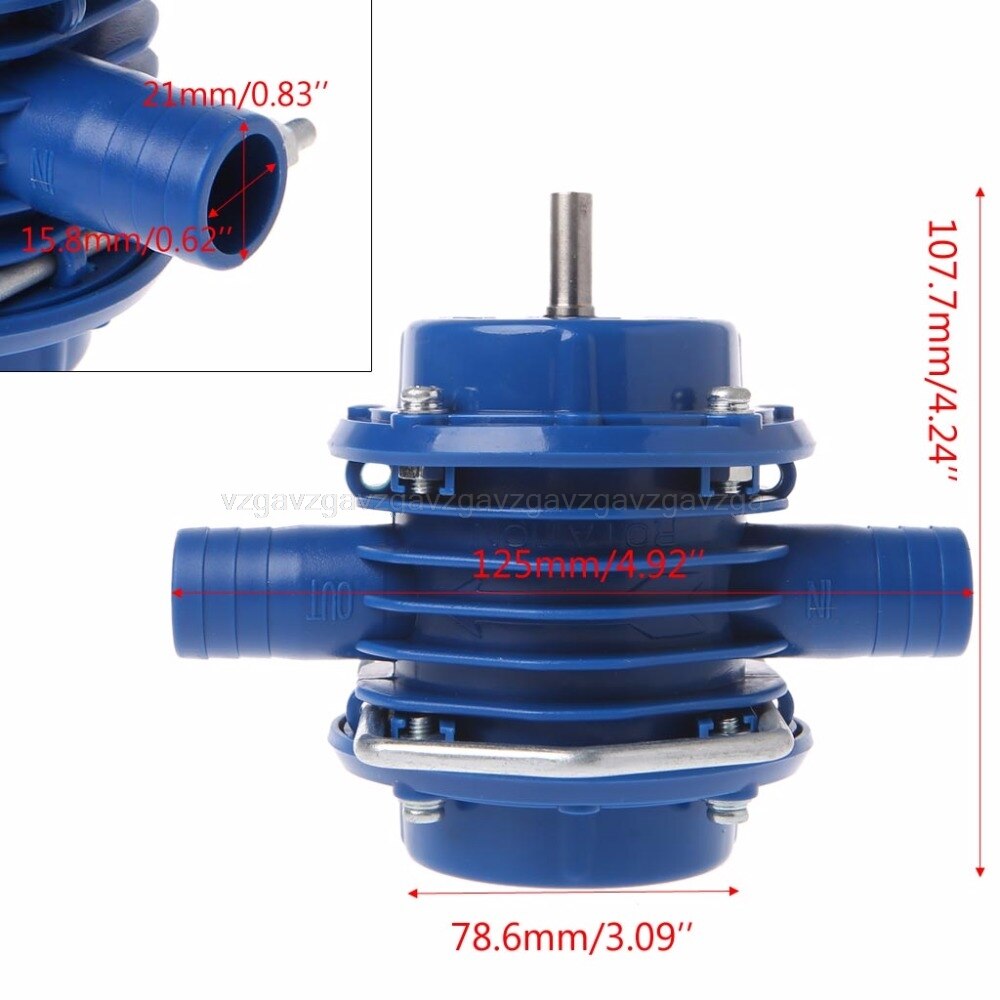 Zware Zelfaanzuigende Hand Elektrische Boor Waterpomp Huis Tuin Centrifugaal Waterpomp Au11