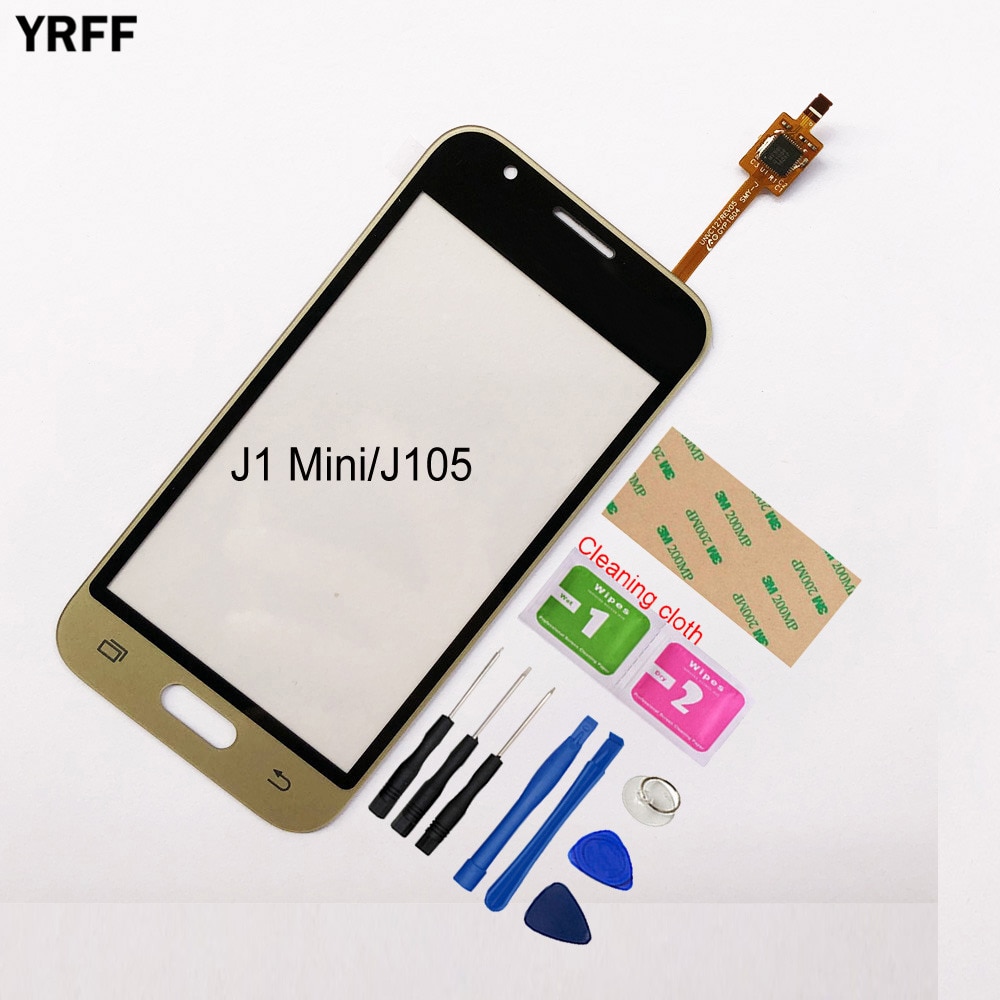 4.0 &#39;&#39;Voor Samsung Galaxy Grote J1 Mini J105 SM-J105Y J105H Touch Screen Digitizer Sensor Touch Glas Lens Panel