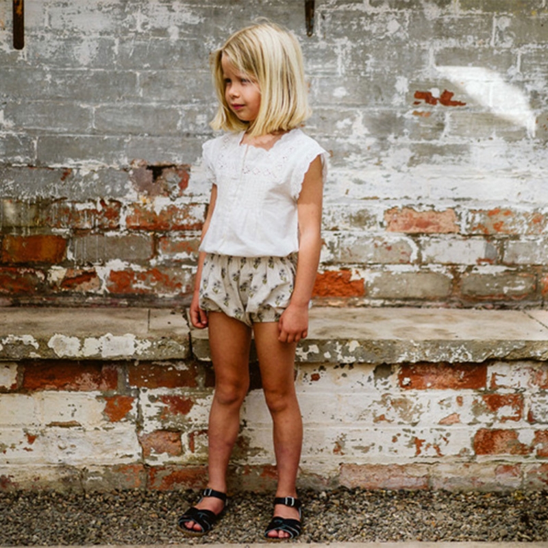 A5YC Toddler Baby Girls Summer Bloomers Bohemian Floral Print Cotton Harem Shorts Infants Basic Diaper Cover Underwear