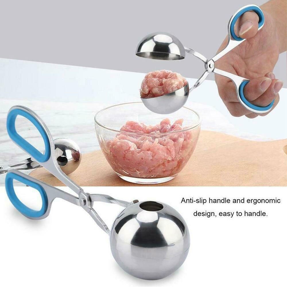 Convenient Meatball Maker Stainless Steel Stuffed Meatball Clip DIY Eco-Friendly Rice Ball Maker Kitchen Tools Gadgets
