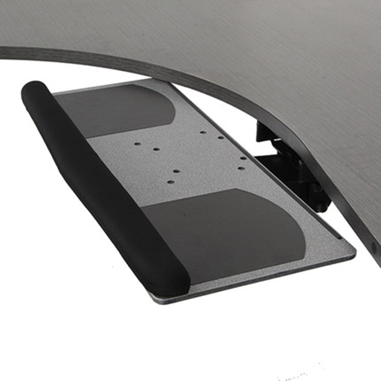 Ergonomische Schuiven Kantelen Xl Polssteun Toetsenbord Houder met Twee Muis Pads voor Computer Bureau Toetsenbord Tray Stand
