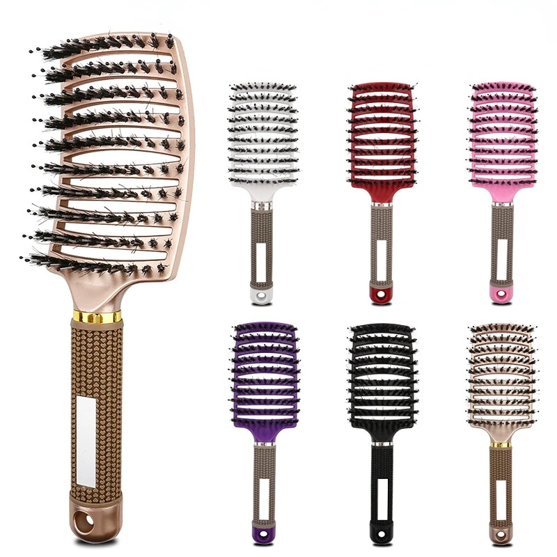 1 Uds. Cepillo de pelo Original, peine mágico para el cabello, cepillo para desenredar el cabello, peine para masaje de piojos, salón de peluquería enredado para mujeres