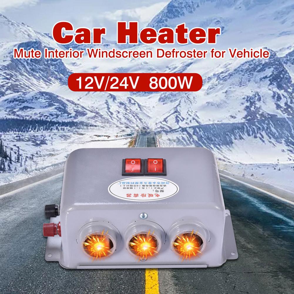 12v/24v 800w forrude forrude defroster demister bærbar bilvarmer autonom varmelegeme 12v bil luftkøling blæser webasto