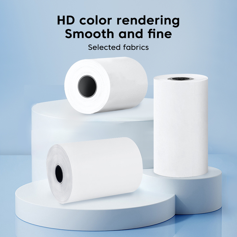 Mini-Druckerpapier, Thermopapier, Etikettenaufkleber, farbiges selbstklebendes Papier für drahtlosen Bluetooth-Foto-Tintenloser Drucker