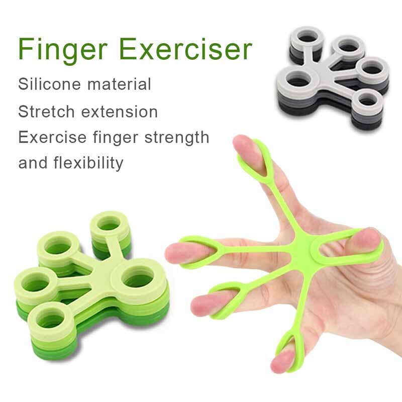Silikone finger pull træner hånd modstand med finger puller silikone finger force træningsudstyr skadesrehabiliteringsudstyr