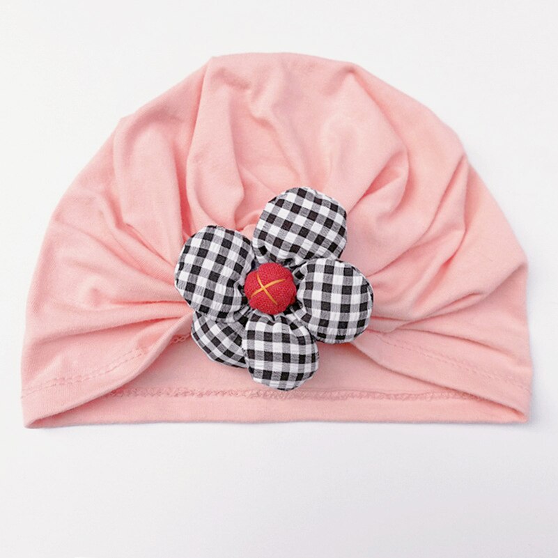 Lovely Flowers Baby Hat Turban Cotton Baby Girls Hat Soft Newborn Infant Cap Headwrap Headwrap: style 03