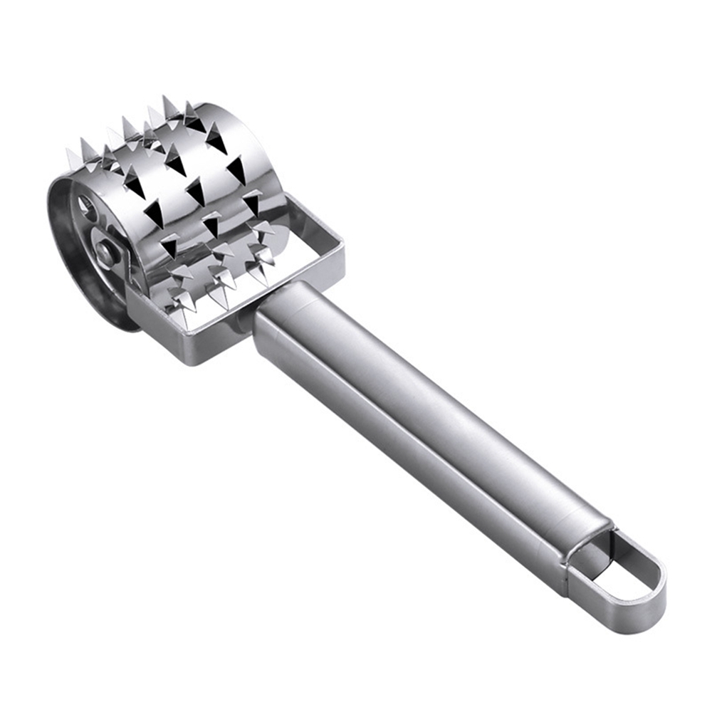 Stainless Steel Tender Meat Hammer Chicken Steak Beefs Tenderizer Roller Chopper Pork Pounders Multifunction Kitchen Tools