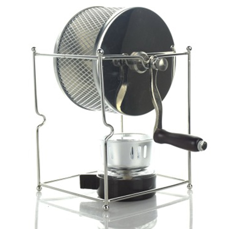 Diy rustfrit stål kaffebønner bagt maskine mini manuelle bønner rister: Default Title