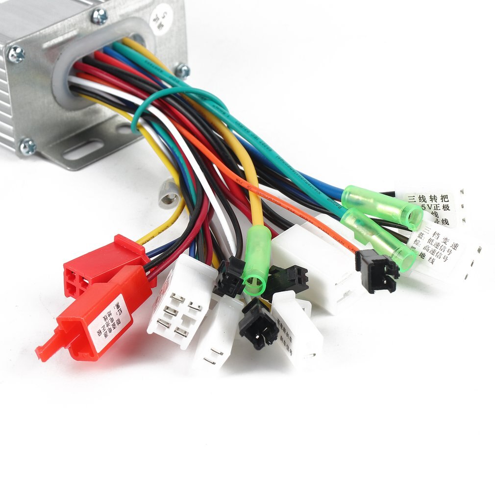350W 36 V/48 V impermeable cepillo regulador de velocidad para motores para Scooter Eléctrico bicicleta E-bicicleta triciclo controlador