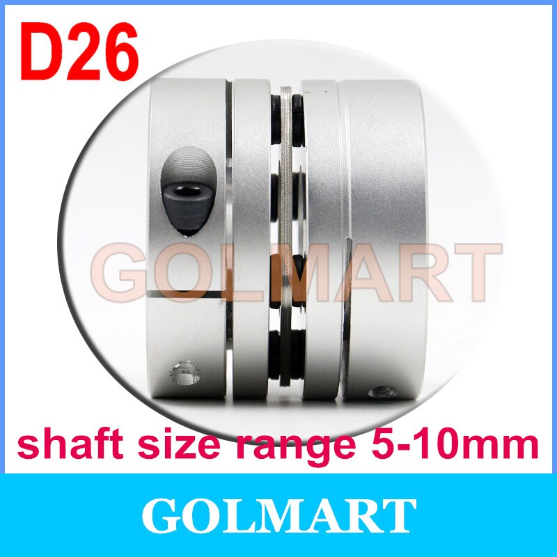 1pcs CNC Single Disc Coupling disk Coupler 5mm 6mm 6.35mm 8mm 10mm Diameter 26mm