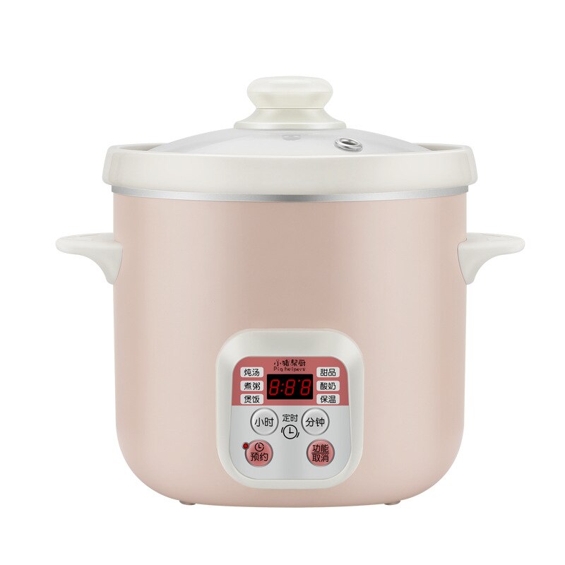 110V U.S. standard mini electric cooker automatic BB soup porridge pot electric cooker ceramic small electric cooker: Default Title