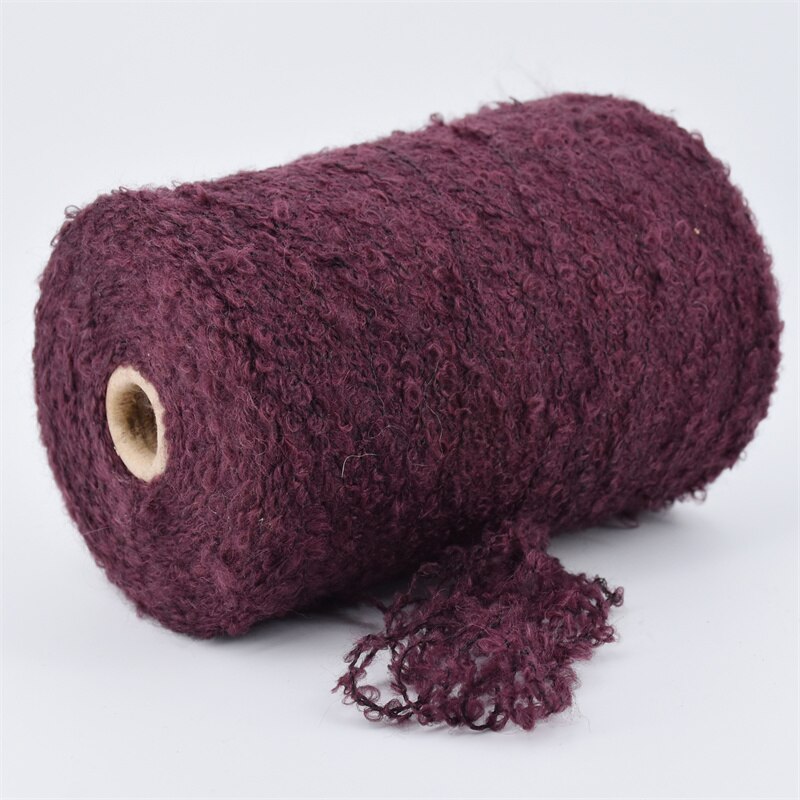 Chunky blødt løkkegarn til strikning uld hæklet alpaca garn vævning tykt garn gør det selv sweater tråd strik baby sweater hue 500g: 08