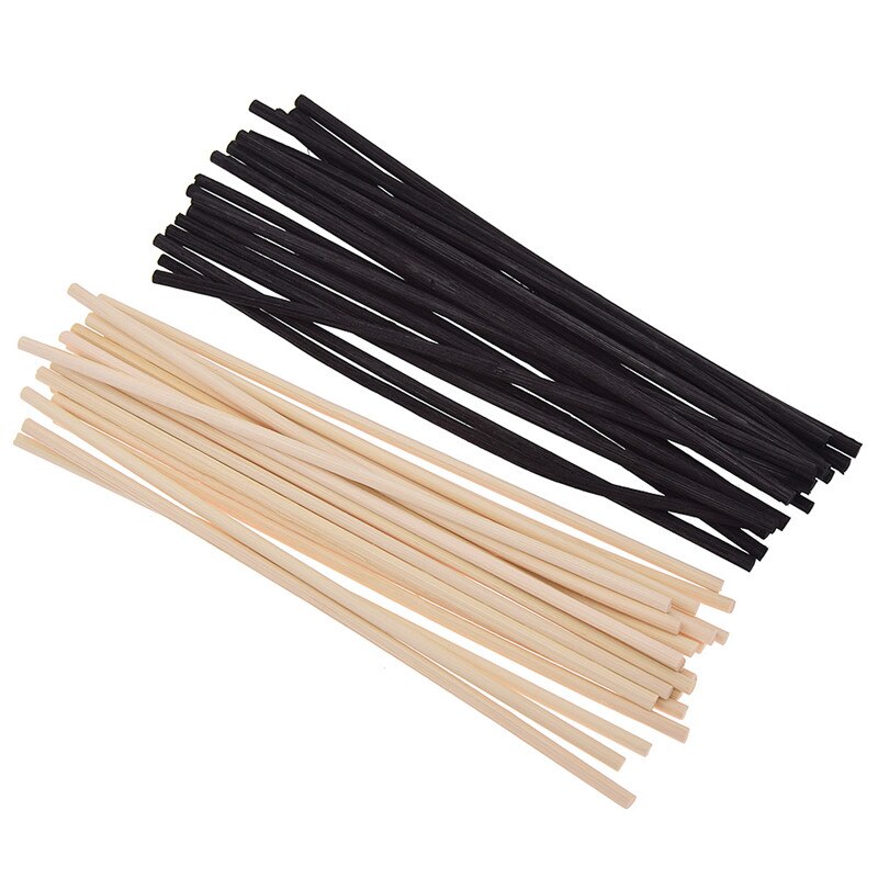 20Pcs 4mmX20cm Extra Dikke Sticks Riet Olie Diffuser Vervanging Refill Rotan Diy Home Decoratie