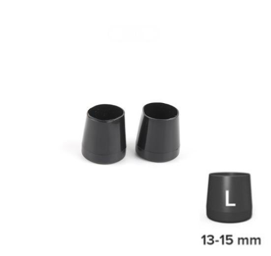 1 paire haut talon protecteur chaussures haut talon aiguille protecteurs talon conseils remplacement: Black-L