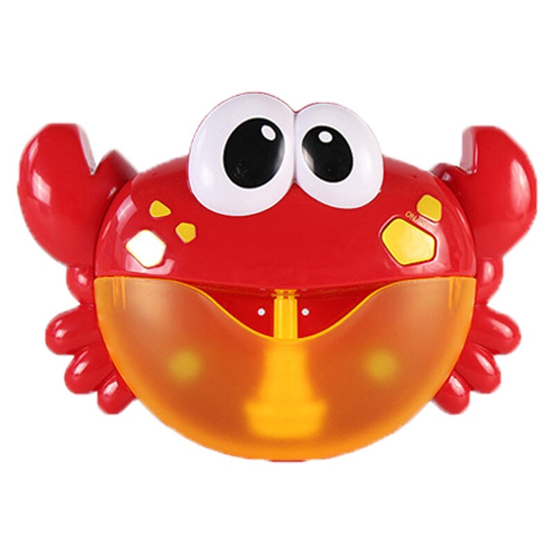 Bath toy bubble machine crab music frog bath soap automatic bubble machine plastic duck waterwheel bath toy children baby bath t: Dark Khaki