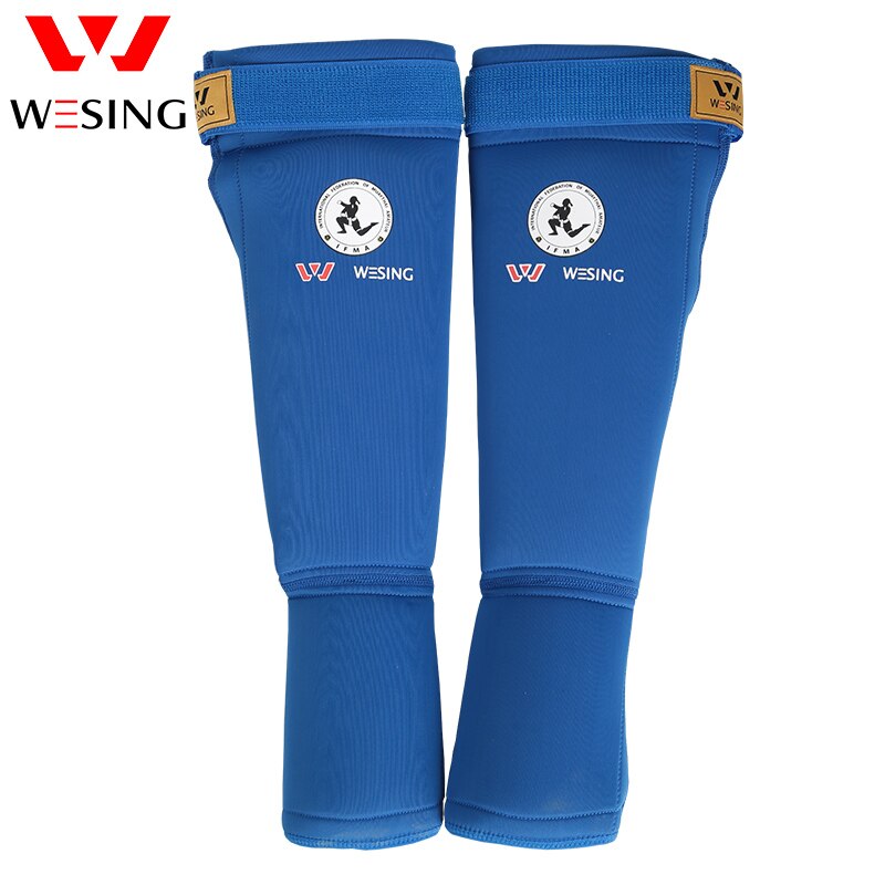 Wesing Muay Thai boxing shin guards IFMA Approved muay thai shin and instep guards for competition training