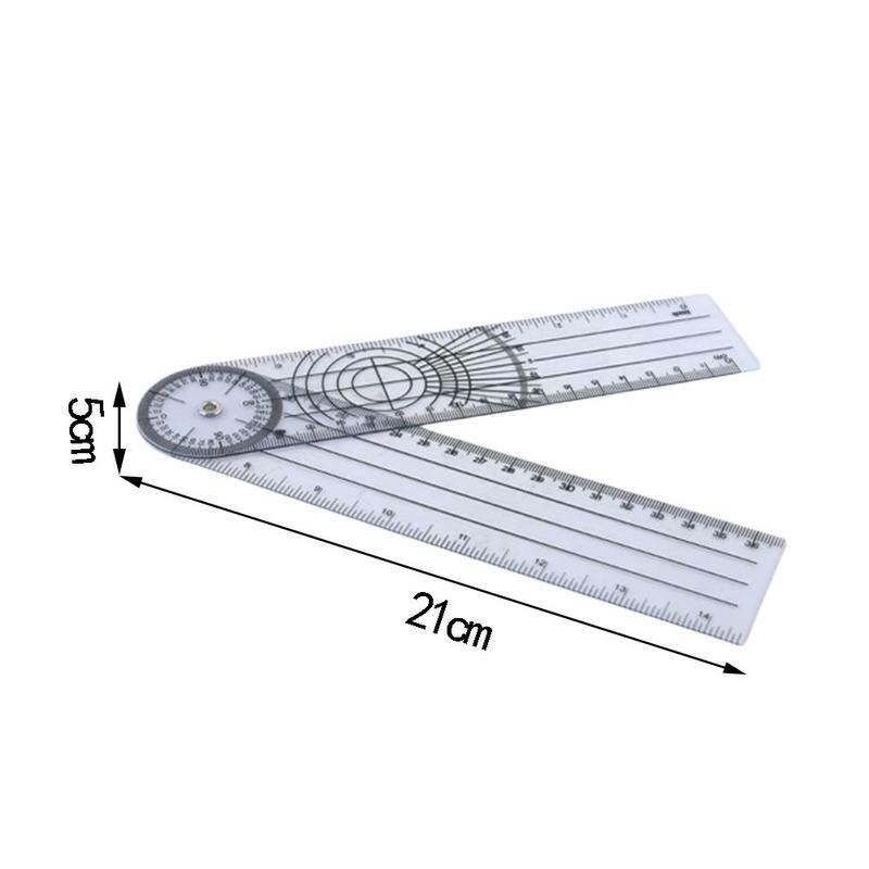 1Pcs 30 Cm Hoek Meten Heerser Hoek Multifunctionele Tekening Kantoor Student Heerser Plastic Briefpapier Leveringen