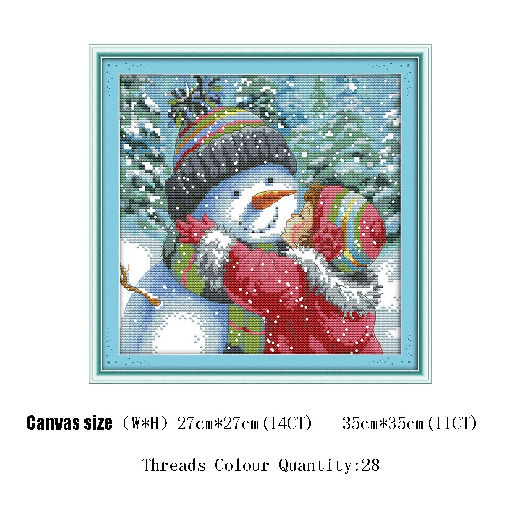 Kit De Broderie Point De Croix 11CT Avec Canevas Imprimé - Design Koï, 40 X 50 Cm, Complet Pour Débutants Et Adultes