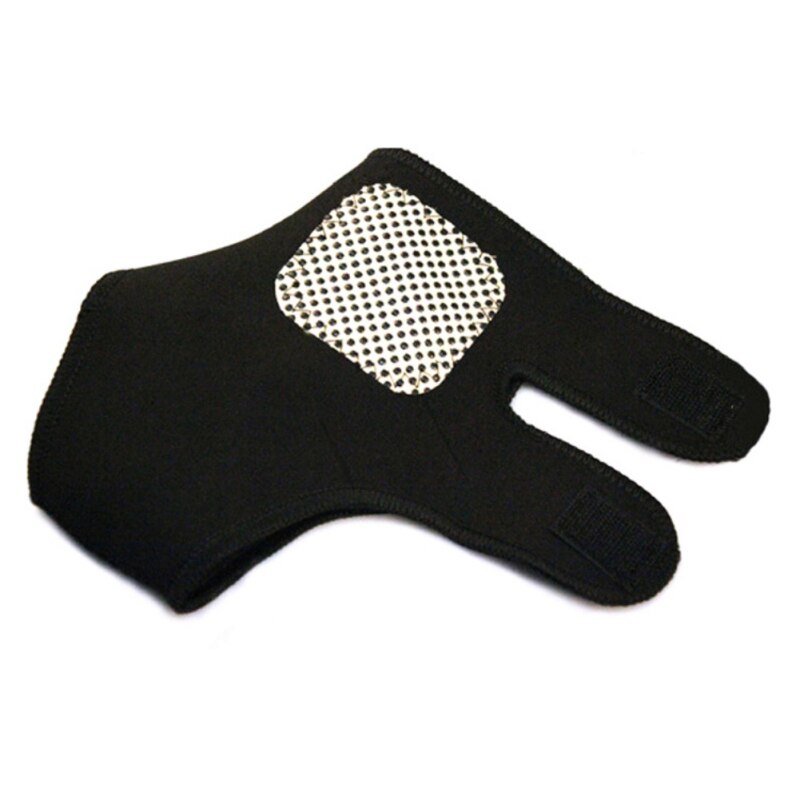 1 paar toermalijn zelfverwarmende verre infrarood magnetische therapie enkelondersteuningsband brace hielmassager pijnverlichting voetgezondheidszorg