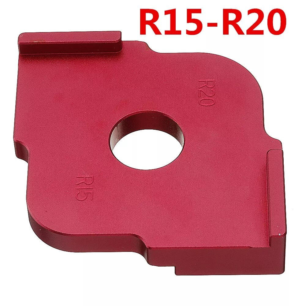 Drillpro Wood Panel Radius R5-R30 Quick-Jig Router Table Bits Jig Corner Template Woodworking Tool