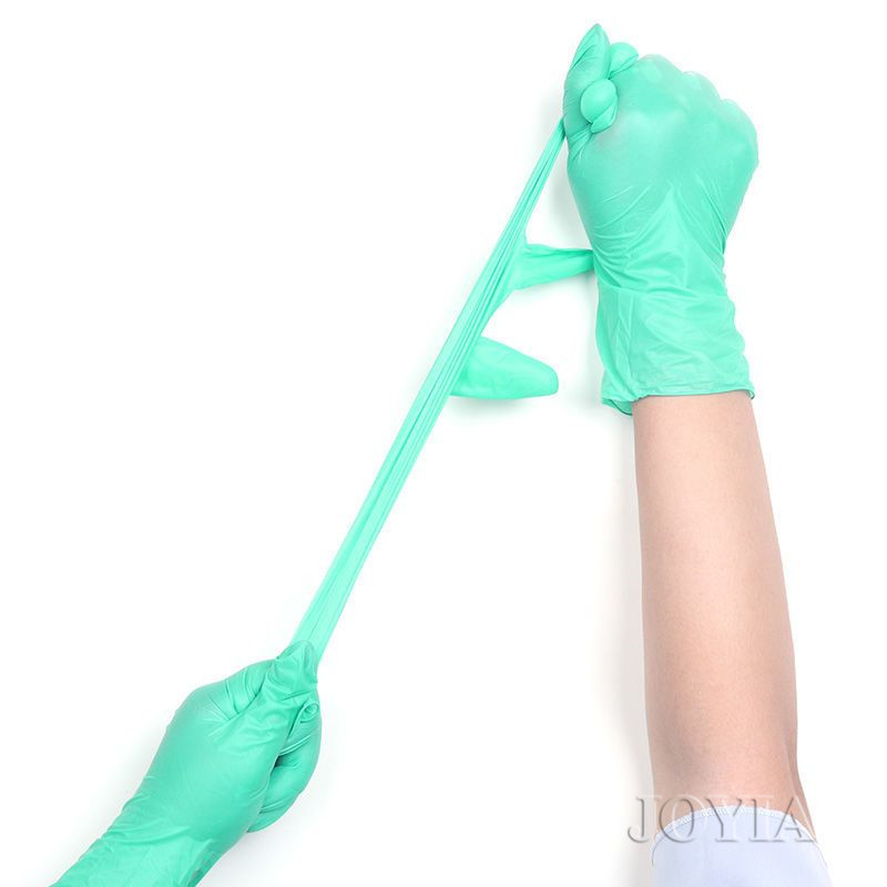 Green Disposable Gloves 100 20 50 Pcs Synthetic Nitrile Gloves Small Large Man Woman Home Work Safety S M L Latex Powder Free