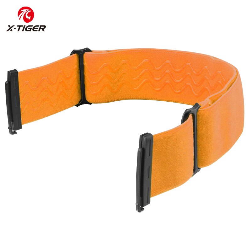 X-TIGER cinghia antisdrucciolevole degli occhiali da sci per gli occhiali da sci magnetici liberamente regolabile con la cinghia antiscivolo della fibbia: Orange