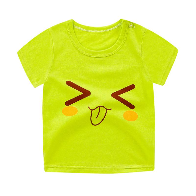 Baby Kids T Shirts voor Meisjes Jongens T-shirt Zomer Katoen Cartoon Rainbow Printing Tops T-shirt Kinderkleding