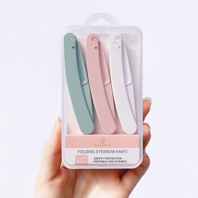 1/3pc Sicher Klapp Damen Gesicht Rasierer Augenbraue Trimmer Klinge Anti-Scratch Rasiermesser Make-Up-Tools Augenbraue Trimmer gesicht Rasierer für Frauen