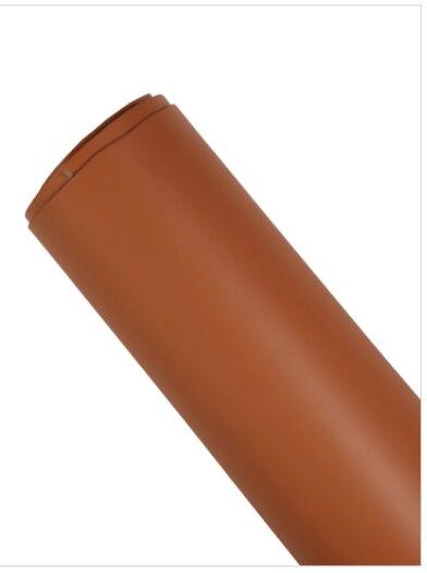 Wuta 22X26Cm Rundleer Stuk Diy Craft Waterdichte Lederen Materiaal Chroom Gelooid-6 kleur Beschikbaar: Saddle Brown / 22x26cm-(1.8-2.6mm)