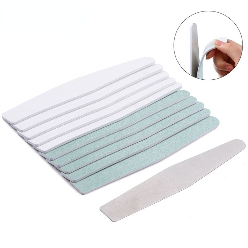 Lames de polissage pour manucure, bandes de frottement pour tailler et polir les ongles, outil pour Nail Art, patchs de gommage,