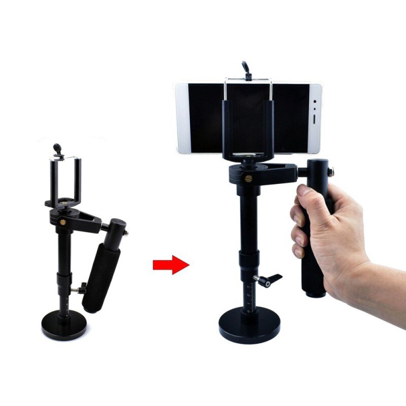 Aluminium Handheld DSLR Stabilizer Draagbare Anti-shake Telefoon Houder Camera Stabilizer Photo DSLR Accessoires