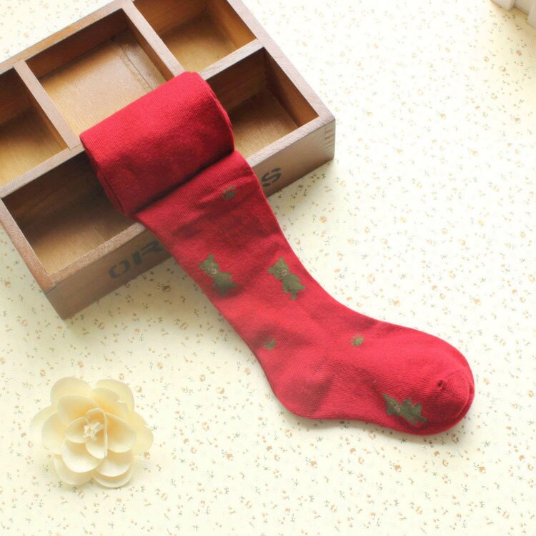 Schattige Beer Meisjes Panty Kinderen Prinses Kousen Kids Cartoon Snoep Kleur Panty Lente Herfst Baby Collant Kleding