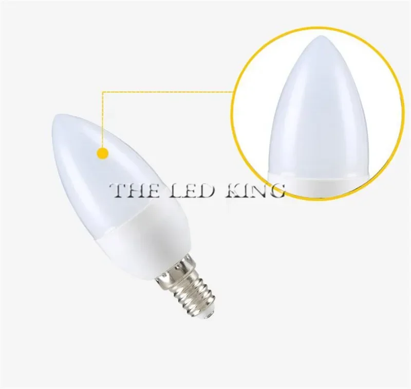 1X 5W 7W 9W Led Candle Bulb E14 220V Save Energy spotlight Warm/cool white chandlier crystal Lamp Ampoule Bombillas Home Light